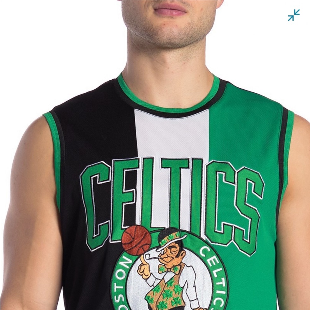 🔥unk nba colorblock Jersey Celtics